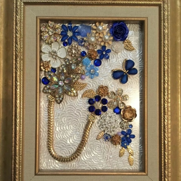 Other - Framed Costume Jewelry Artwork